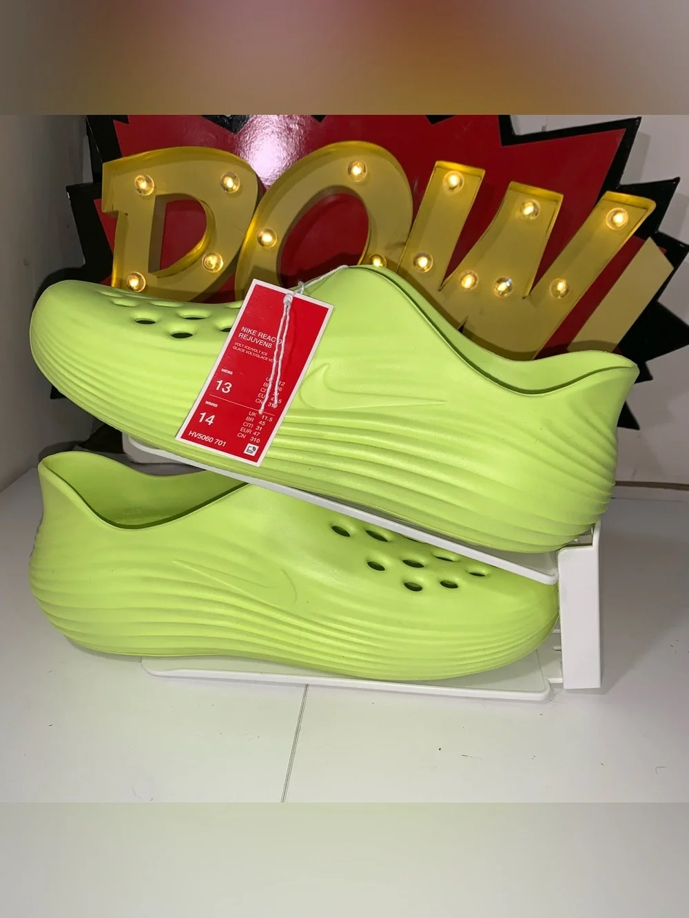Nike ReactX Rejuven8 Men's Size 13: neon yellow-green (Volt Ice); New w/Box